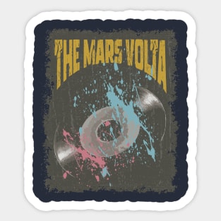 The Mars Volta Vintage Vynil Sticker